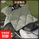 【京東物流】PU電動(dòng)車(chē)擋風(fēng)被冬季加絨加厚電瓶摩托車(chē)防水防風(fēng)罩四季通用冬款 【綠色PU皮】雙層防風(fēng)把套+加絨加厚+大口袋