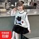 女童背心秋季外穿2025年洋氣小女孩馬甲毛線(xiàn)衣兒童套頭針織春秋款 杏色 【秒發(fā)京東】 150