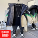 童裝男童冬裝棉衣外套2026新款兒童加絨加厚棉服寶寶時(shí)髦棉襖 綠色杰克棉衣 140