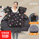 【加大側翼】電動(dòng)車(chē)擋風(fēng)被冬季加絨加厚北極絨防水防風(fēng)擋風(fēng)被護勃 厚更防寒+【保暖防風(fēng)】加絨+口袋=星球