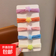 兒童糖果色毛巾圈女童扎丸子頭發(fā)繩發(fā)圈小女孩不傷發(fā)頭繩皮筋發(fā)飾 糖果色星星5條