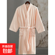 高檔純棉浴袍女秋冬加厚吸水速干情侶睡袍全棉毛巾料男士長(cháng)款浴衣 粉 L碼