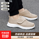 老人鞋加寬加肥胖腳可調節康復鞋網(wǎng)面透氣輕便柔軟休閑運動(dòng)健步鞋 XE-807卡其 40