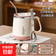 304不銹鋼馬克杯帶蓋茶水分離泡茶杯咖啡杯帶勺辦公家用情侶水杯 304【元氣粉】送折疊勺+鋼茶漏+吸管
