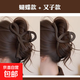 高級感2025新款磨砂咖色大號抓夾女后腦勺盤(pán)發(fā)鯊魚(yú)夾頭發(fā)夾子頭飾 磨砂2個(gè)裝（蝴蝶+大又）