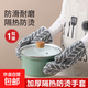 防燙手套隔熱手套加厚烤箱微波爐手套耐高溫廚房烘焙保暖手套 【灰色條紋】隔熱手套一雙
