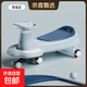 扭扭車(chē)兒童1歲2024新款大人可坐雙人寶寶溜溜車(chē)搖搖擺嬰兒妞妞車(chē) 藍色加大輪
