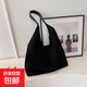 復古磨砂大包包包女2025新款秋冬季大容量單肩高級通勤托特 黑色