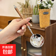 創(chuàng  )意勺子餐具攪拌勺可愛(ài)復古長(cháng)柄吃飯勺子干飯勺子高端仿梨花木把 高顏值小蠻腰勺子-1支