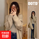 長(cháng)款針織衫女秋冬新款2025年慵懶開(kāi)衫外套女高級感潮流顯瘦大衣 奶茶駝色 【實(shí)物顏色稍淺秋冬款】 均碼 【推薦80-140斤】
