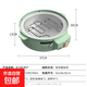 益多電烤爐圍爐煮茶電碳兩用無(wú)煙燒烤爐多功能戶(hù)外室內圓形煮茶烤茶爐 綠色 1層