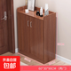 鞋柜家用門(mén)口客廳玄關(guān)柜簡(jiǎn)約現代陽(yáng)臺大容量?jì)ξ锕裥?hù)型簡(jiǎn)易鞋架 60cm古檀木色兩門(mén)