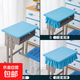 中小學(xué)生課桌套40x60教室防水桌布桌罩天藍色學(xué)校書(shū)桌學(xué)習課桌罩 天藍色/加厚抗皺布 A款：無(wú)裙擺/40x60cm防水/服帖
