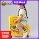 AO WEI LAbduck小黃鴨可坐可騎兒童行李箱輕便拉桿箱男女箱子寶寶 快樂(lè )小黃鴨扶手腳踏可折疊 20英寸