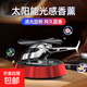 車(chē)載香水太陽(yáng)能旋轉飛機香薰裝飾品車(chē)內持久淡香氛汽車(chē)擺件高檔 【清揚桂花】光能旋轉T1飛機香薰 中國紅