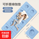 可折疊午休墊小學(xué)生加厚加寬午睡墊兒童健身便攜式瑜伽墊防滑家用 寧靜藍 150*61*0.8cm【加厚隔潮】