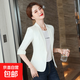 七分袖白色西裝外套女夏季薄款2025新款小個(gè)子修身短款中袖西服夏 白色 單件外套（YQ8602） S