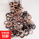 寶寶不喊疼-彈性好不傷發(fā)小號橡皮筋女童用扎小啾啾拇指發(fā)繩頭繩 TS169 咖色螺紋100根op袋裝