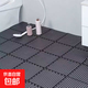 浴室地板防滑墊踏板隔水墊洗澡增高淋浴房衛生間防滑地墊 黑色 30cm*30cm【1片試用】
