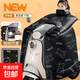 【京東物流】電動(dòng)車(chē)擋風(fēng)被新款防水保暖摩托電瓶車(chē)三輪車(chē)斗篷式擋風(fēng)衣防風(fēng)罩冬季加絨加厚加大 黑色-黑影子熊