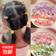 嬰兒不傷發(fā)發(fā)圈兒童可愛(ài)發(fā)繩頭飾寶寶花朵拇指圈女童皮筋頭繩發(fā)飾 顏色隨機10條