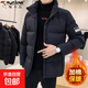 啄木鳥(niǎo)（TUCANO）棉服男冬季新款加厚保暖外套男士棉衣休閑百搭潮流棉襖男裝 005黑色 XL 【建議125-140】
