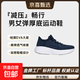 【斯凱奇制造商】男女厚底襪套運動(dòng)鞋跑步鞋健步鞋休閑鞋透氣輕便 藍色 43