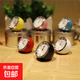 迷你石英小臺鐘桌面擺件便攜簡(jiǎn)約創(chuàng  )意靜音床頭學(xué)生考試車(chē)載表 深藍色