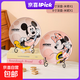 迪士尼8英寸深盤(pán)子可愛(ài)卡通陶瓷釉下彩耐高溫盛兒童少女好看菜盤(pán) 樂(lè )悠8寸盤(pán)米奇米妮各一個(gè) 無(wú)規格
