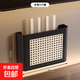 路由器收納盒wifi光貓電視機頂盒置物架中古風(fēng)裝飾盒無(wú)線(xiàn)網(wǎng)放置架 壁掛款【大號/30*6.5*22cm】