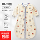 寶寶睡袋春夏秋薄男女?huà)雰悍捞弑磺锒窦兠藜啿妓鼕A棉四季通用 夾棉款-Baby熊 M碼（衣長(cháng)80cm建議6-15個(gè)月左右