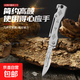 隨身鑰匙扣小刀手術(shù)刀不銹鋼美工刀鋒利便攜快遞開(kāi)箱刀迷你折疊刀 F01美工刀+10張23號刀片