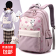 女款雙肩包小學(xué)生書(shū)包減負時(shí)尚少女清新款背包批發(fā)銷(xiāo)售 XFY-0909#粉紅色單包