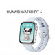 華為【新色上市】HUAWEI WATCH FIT 4 氟橡膠表帶華為運動(dòng)智能手表超輕薄大屏潮流運動(dòng)藍牙 冰晶藍（腕圍130-210mm）