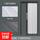 全鋁合金折疊門(mén)隔斷門(mén)隱形隔熱空調房推拉門(mén)衛生間防火天然氣驗收 【咨詢(xún)客服再下單】灰色門(mén)框+白色/灰色門(mén)板