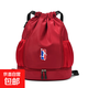 卓酷新款束口抽繩雙肩包牛津布大容量游泳健身包戶(hù)外運動(dòng)籃球包 紅色 2445