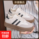 爆款超火德訓鞋子女2026新款百搭小白鞋女厚底增高休閑運動(dòng)板鞋 米白 37