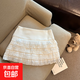 150小矮個(gè)子蕾絲褶皺花邊半身裙女夏設計感顯瘦高腰a字辣妹蛋糕裙 白色 S