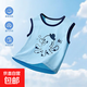 兒童背心夏季無(wú)袖嬰兒背心男女寶寶短袖T恤純棉印花上衣清涼坎肩 泡泡章魚(yú) 130 cm 推薦身高119-128cm