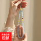 竹葉兒青琉璃節節高手機鏈手腕掛繩國風(fēng)手機吊墜U盤(pán)防丟長(cháng)款掛件 海藍寶手機鏈