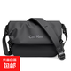 新款防水輕便2025郵差包時(shí)尚休閑防水包大容量帶蓋包大包耐用包包 質(zhì)感黑色