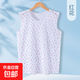 中老年碎花背心秋夏季經(jīng)典小碎花女士背心100%純棉親膚面料寬松棉 紅色 3XL 160尺碼（140-160斤）