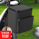 電動(dòng)車(chē)頭盔掛物包電瓶車(chē)防水前置物兜雅迪愛(ài)瑪通用手機儲物包掛袋 耀黑【大容量+三層防水牛津布】