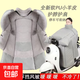 德奇美電動(dòng)車(chē)PU小羊皮擋風(fēng)被可拆卸內搭護腿被冬季加大加厚加寬加絨護肩護脖特厚護腿防寒防水 PU軟小羊皮-耐臟灰色【加大護肩護脖】