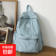 新款可折疊旅行雙肩包女超輕防水戶(hù)外登山旅游背包男簡(jiǎn)約學(xué)生書(shū)包 藍色