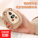 萌寵毛絨暖手寶，3檔溫度，智能溫控防護，暖腹熱敷，暖手寶充電/女生禮物/暖手暖寶寶/暖手寶手握 米灰色
