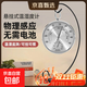 家用溫度計室內溫濕度計高精度客廳氣溫表高顏值創(chuàng  )意擺件室溫計 富貴銀【帶支架】