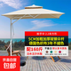 戶(hù)外遮陽(yáng)傘庭院傘 露天陽(yáng)臺花園太陽(yáng)傘 別墅羅馬傘室外崗亭擺攤傘 基礎款 2.2米方+160帶輪水箱