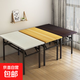 折疊桌長(cháng)方形活動(dòng)桌子長(cháng)條桌會(huì )議培訓桌學(xué)習書(shū)桌戶(hù)外家用窄桌 長(cháng)80寬40高75【單層加固】