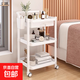 美容車(chē)美容院專(zhuān)用手推工具車(chē)火罐車(chē)小氣泡小推車(chē)置物架子醫療推車(chē) 白色三層抽屜+桶